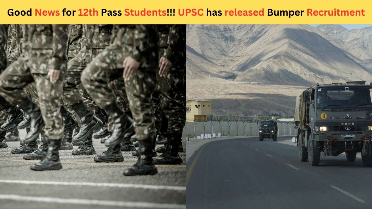 Good News for 12th Pass Students!!! UPSC has released Bumper Recruitment for NDA & NA Aspirants